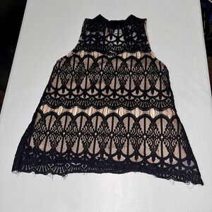 💙 Love Fire Lace Tank Top